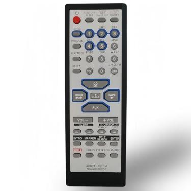 Imagem de Controle remoto de substituição N2QAHB000057 para sistema estéreo de CD Panasonic SC-AK330 SC-AK333 SC-AK230 SA-AK230 SB-AK230 SA-AK333 SB-AK330 SA-AK330 SB-AK330