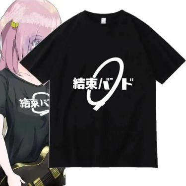 Imagem de Camiseta de Algodão BOCCHI THE ROCK - Anime Casual com Hitori Gotoh e 