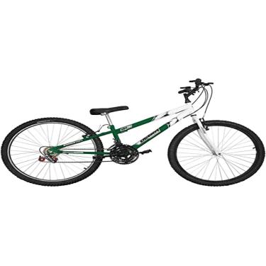 Imagem de Bicicleta de Passeio Ultra Bikes Esporte Bicolor Aro 26 Reforçada Freio V-Brake – 18 Marchas Verde/Branco