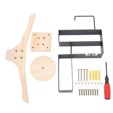 Imagem de Akozon Rack de Capacete de Montagem na Parede para Motocicleta, Bicicleta, Futebol e Equipamentos de Esqui - Suporte e Organizador para Capacete Com Economia de Espaço Com Ganchos