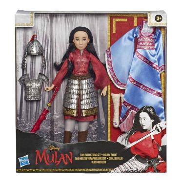 Imagem de Boneca Princesa Mulan Disney 30 Cm 2 Em 1 - Hasbro E8587