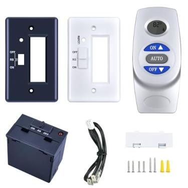 Imagem de ZWP Kit de controle remoto de lareira milivolt RCST, termostato liga/desliga LCD compatível com lareiras e fogões de válvula de gás Ambient, Majestic, Monessen, Vermont Castings, sem bateria