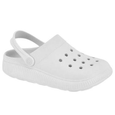 Imagem de Babuche Feminino Clog Branco Moleca 5832.100-Feminino