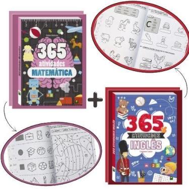 Imagem de Kit Super Estudo 365  Inglês e Matemática - TodoLivro