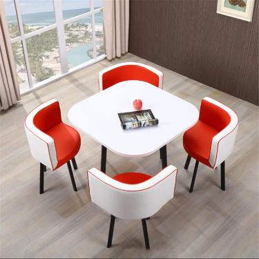 Imagem de Conjunto De Mesa De Jantar De Cozinha Pequena E Simples, Mesa De Café Da Manhã Redonda Moderna, Conjunto De Mesa E Cadeira Redondas Para Sala De Jantar E Cozinha, #129, 80x75cm/31.5x29.5in(WxH)