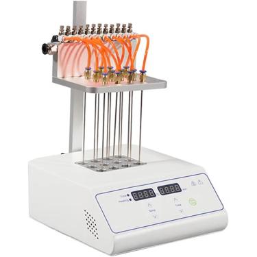 Imagem de Evaporador De Amostras De Laboratório, Concentrador De Purga De Nitrogênio, Altura Ajustável Com Agulhas De Gás, Sopro De Pressão Científica, A