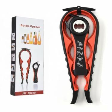 Imagem de Abridor de Garrafas 4 em 1 - Garrafa, Lata, Removedor e Levantador de Tampa