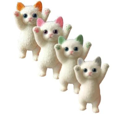 Imagem de Brinquedo Squishy gatinho fofo Antiestresse para Apertar - Hai Brasil,