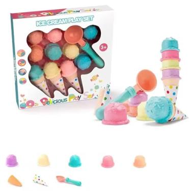 Imagem de Brinquedo infantil Sorveteria para meninas e meninos (17 bolas)