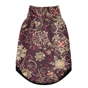 Imagem de SEHANY Casaco de Natal Flocos de Neve para Cães Pequenos, Super Quente À Prova de Vento, Jaqueta de Inverno Macia e Confortável para Clima de Neve Fria com Orifício de Coleira para Animais de