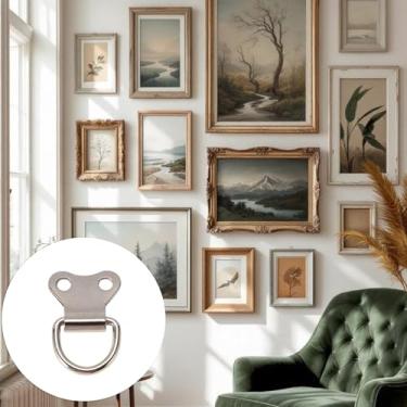 Imagem de Generic 20 cabides para fotos, engrossado, cabeça de boi, ferro, prateado 38 x 22 mm