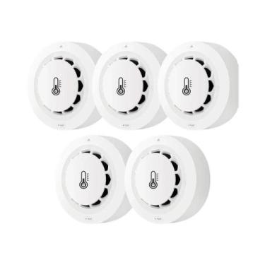 Imagem de Detector De Fumaça Inteligente Com Wifi, Sensor De Temperatura E Umida