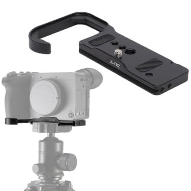 Imagem de Yunir Placa de Liberação Rápida FX2, Placa Base de tripé de Câmera Em Liga de Alumínio Com Orifício de Parafuso de 1/4", Design de Liberação Rápida Arca, Compatível Com Câmera X2