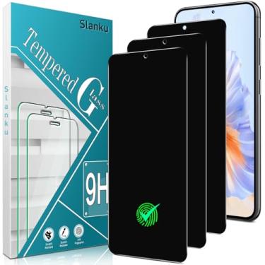Imagem de Slanku [Pacote com 3 protetores de tela de privacidade para Samsung Galaxy S22 5G, película de vidro temperado anti-espião, compatível com capas, dureza 9H