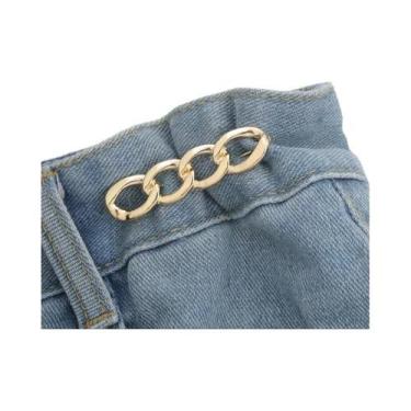 Imagem de Fivela Ajustável Com Laço Para Calças, Saias E Jeans  Não Requer Costu