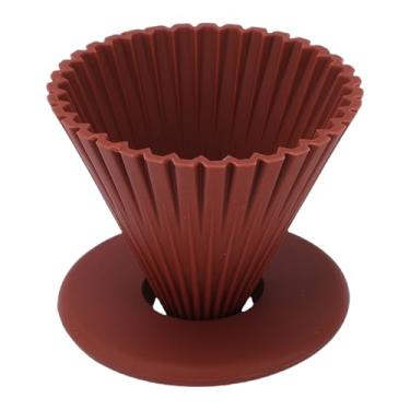 Imagem de Naroote Despeje sobre o Cone do Gotejador café Suporte de Filtro de café de Silicone Reutilizável Design Removível Gotejador Manual Seguro para Máquina de Lavar Louça à Prova Calor