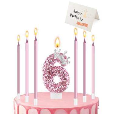 Imagem de Velas de aniversário, (número 6)