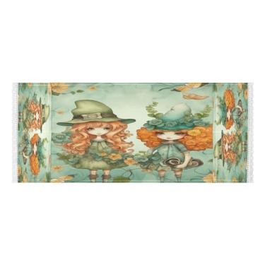 Imagem de Wassud Duas meninas em um chapéu capas de lavadora e secadora, protetor de lavadora com sacos de armazenamento, capa de geladeira à prova de poeira com bolsos para lavanderia doméstica, cozinha, 120 x