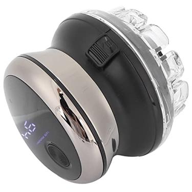 Imagem de Luqeeg Cabeça Elétrica Barbeador de Cabelo à Prova D'água Cortador de Cabelo de Alta Precisão para Homens Bateria de Lítio Recarregável Barbeador de Cabeça Careca para Uso Doméstico 1 X Máquina de Cortar (com pinça)