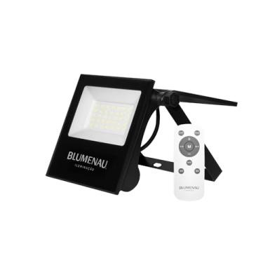 Imagem de Refletor LED Play Solar 30W Alumínio IP65 6.500K Preto