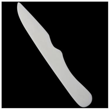 Imagem de XGNG Cortador de papel de imitação de osso de vaca de plástico para pasta óssea, abridor de cartas para encadernação de livros artesanais, artesanato em couro e fabricação de cartões