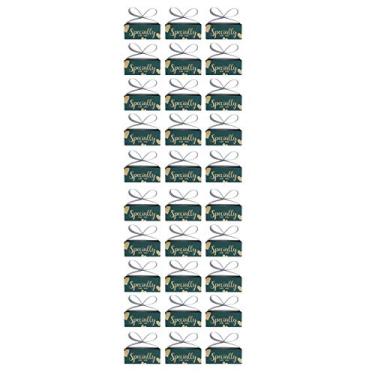 Imagem de Ymiko 30 Caixas de Lembrancinhas Com Laço para Biscoitos, Festa, Natal, Aniversários, Suprimentos de Casamento (Verde)