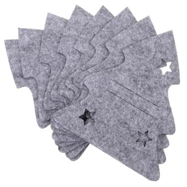 Imagem de Bolsa para talheres de árvore de Natal, conjunto de 8 peças, bolsa cinza para utensílios de mesa, colher, garfo, armazenamento para suprimentos de festas de fim de ano, decoração festiva