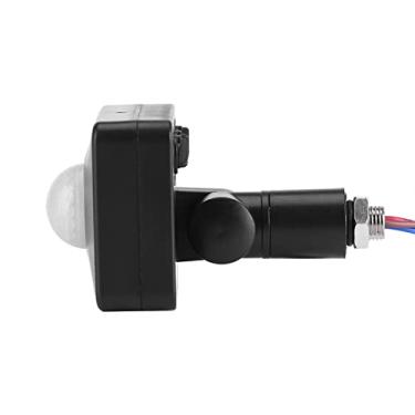 Imagem de Zerodis Interruptor de Luz Com Sensor de Movimento PIR, Preto, Detector Infravermelho para Parede Externa e Dispositivo Detector de Movimento de Iluminação de Pavimento