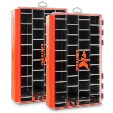 Imagem de KastKing Caixa de equipamentos à prova d'água HyperSeal, 3700 bandejas profundas, organizador de caixa de equipamentos de pesca com divisórias removíveis, armazenamento de equipamentos de pesca e