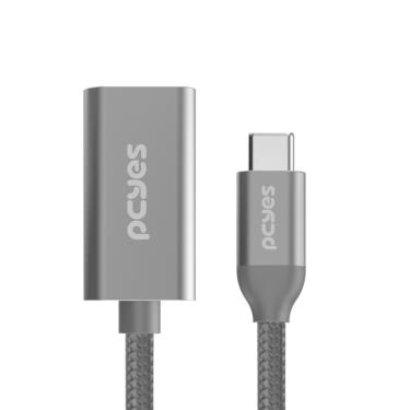 Imagem de Cabo USB TIPO-C para HDMI Fêmea 2.0 4K/60HZ - Preto - 15CM - PUCF-15