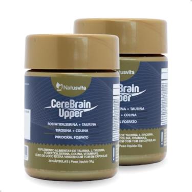 Imagem de Tirosina Taurina Fosfatidilserina Colina B6 TCM Cérebro Mental Focus Memória Cápsulas (2 und. 60 cápsulas)