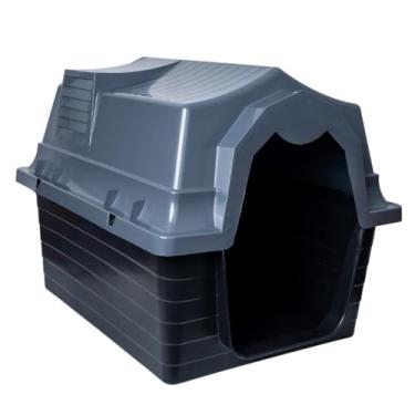 Imagem de Casinha para Cachorro Grande N5 Desmontável com Proteção UV, Casa Pet Resistente para Área Interna e Externa(Cinza)