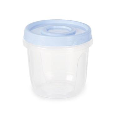 Imagem de Pote Redondo Com Tampa Rosca De 750 Ml Branco