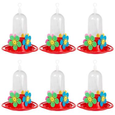 Imagem de Bebedouro Beija-flor Luxo C/ Poleiro 300ml Kit 6 Un