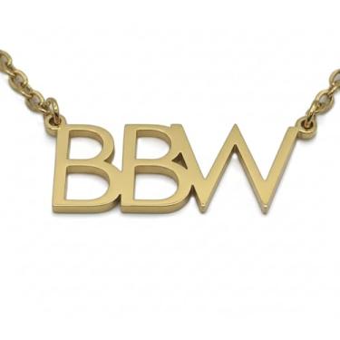 Imagem de Colar BBW – Colar com pingente de mulher grande e bonita de aço inoxidável banhado a ouro ou prata, Aço inoxidável banhado a prata, Sem Pedra Preciosa