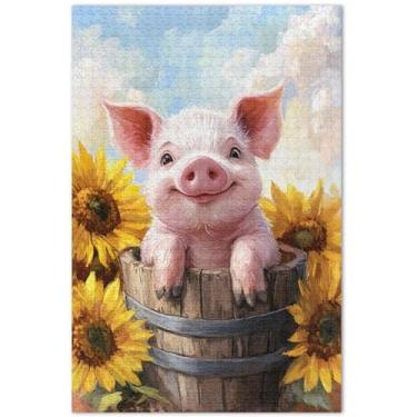 Imagem de Unicórnios roxos cenário fantástico quebra-cabeça adulto 500 peças família amantes presentes personalizados exclusivos desenhos animados animais, 50 x 35 centímetros