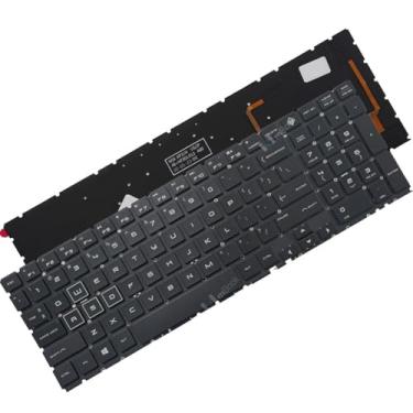 Imagem de Teclado mBook para HP Omen 15-DC1052NR LED RGB