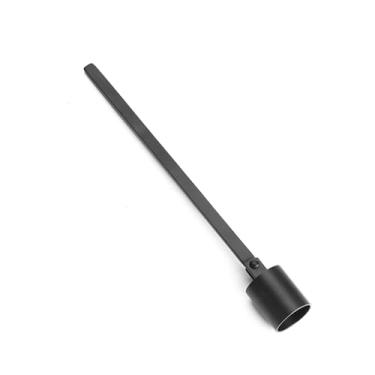 Imagem de Generic Moda Tubo Reto de Aço Inoxidável Em Forma de Vela Snuffer Capa Resistente à Ferrugem Conveniente de Usar (Preto)