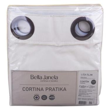 Imagem de Cortina Blackout Pratika Lisa 260x170 Slim Bella Janela Areia
