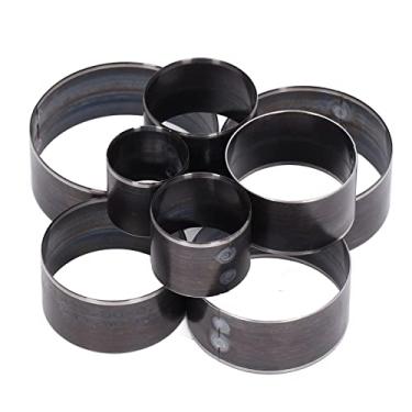 Imagem de Generic O Corte Redondo de Aço da Liga Morre Conjunto de Ferramentas de Perfuração de Couro da Prevenção Deformação de Alta Densidade 25-60mm 8 Pces para Bens de Couro Feitos à Mão