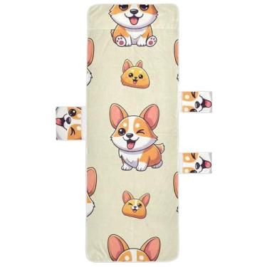 Imagem de Capa para espreguiçadeira de cachorro fofo com desenho animado de praia, piscina, espreguiçadeira costeira, 203 x 76 cm