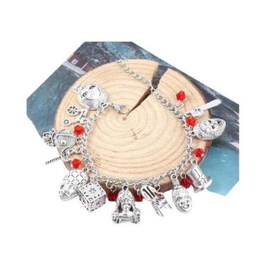 Imagem de Pingente De Bracelete De Metal DIY De Halloween Com Máscara De Jason, 