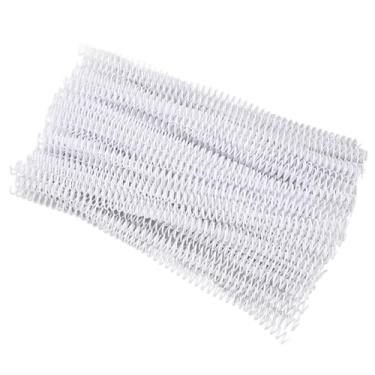 Imagem de Bobinas de encadernação em espiral 48 voltas 4:1 Pitch espinhas de encadernação de plástico 8 mm diâmetro 40 folhas capacidade para documentos de papel tamanho carta A4 manuscritos pacote 100 peças