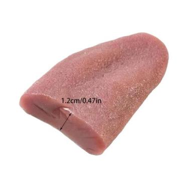 Imagem de Língua Falsa De Silicone Engraçada Para Brincadeiras De Halloween E Fe