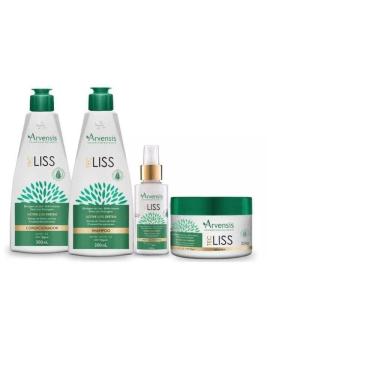 Imagem de Kit Shampoo+Condicionador+Máscara+Protetor Arvensis Tec Liss
