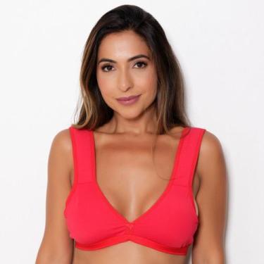 Imagem de Sutiã Alça de Espuma Cor:VermelhoTamanho:GG - Saulo Lingerie, Vermelho