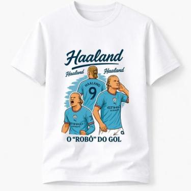 Imagem de Camiseta Masculina Estampada Centroavante Artilheiro Futebol Europeu A