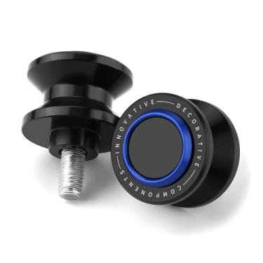 Imagem de GOXMOTO Carretéis de braço oscilante de 8 mm deslizantes de quadro traseiro de motocicleta de alumínio compatível com K.awasaki Ninja 400 500 650 1000SX ZX4R ZX4RR ZX6R ZX10R ZX-4R ZX-4RR ZX-6R ZX-10R