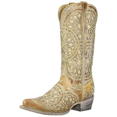Imagem de Ferrini Bota feminina Mandala Western, Marrom, 6