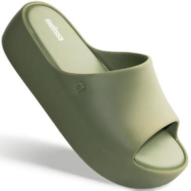 Imagem de Melissa Free Plataforma Chinelo Slide Original 35859, Verde, 38